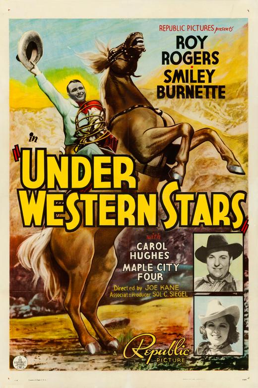 Under Western Stars (1938) poster