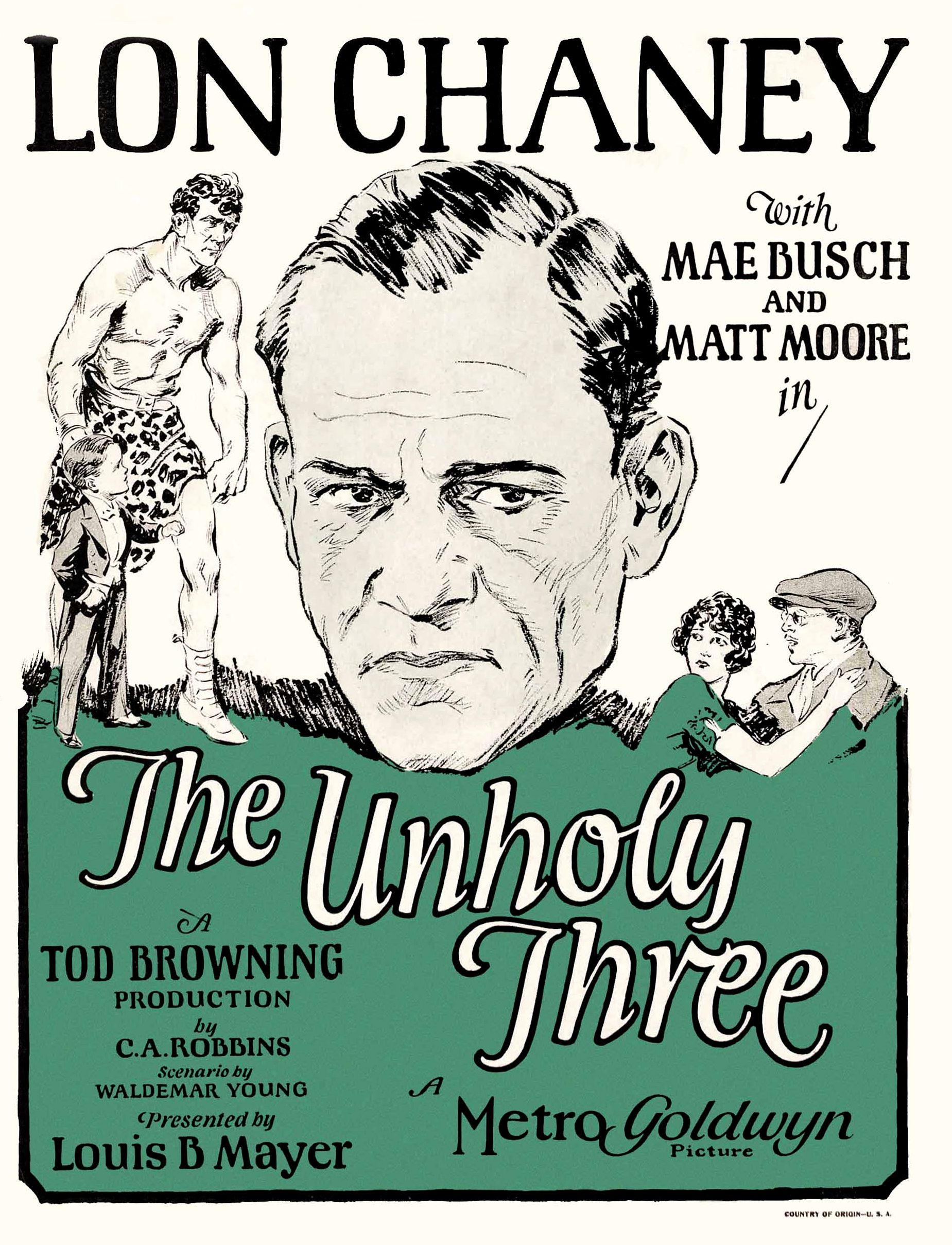 The Unholy Three (1925) poster