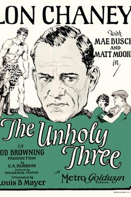 The Unholy Three (1925) poster