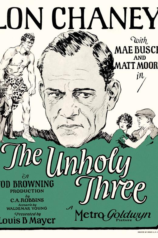 The Unholy Three (1925) poster