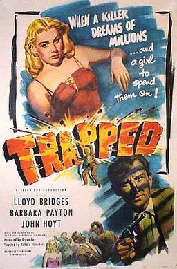 Trapped (1949) poster