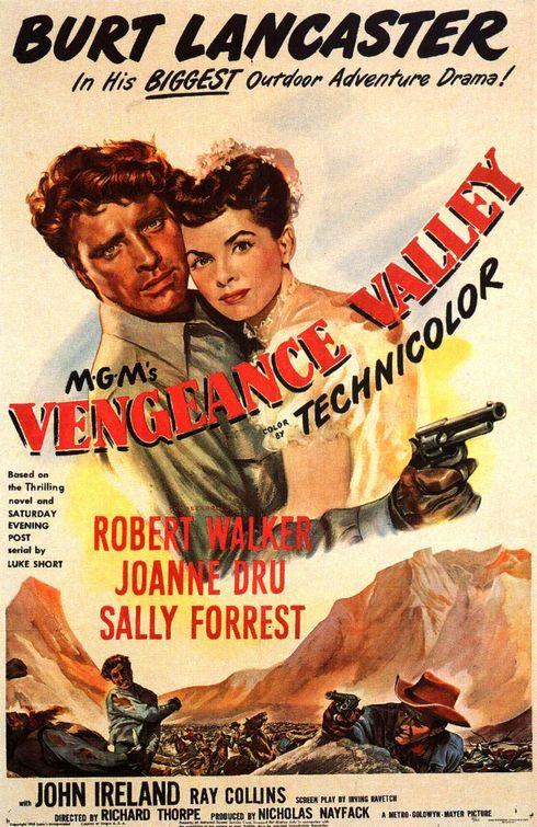 Vengeance Valley (1951) poster
