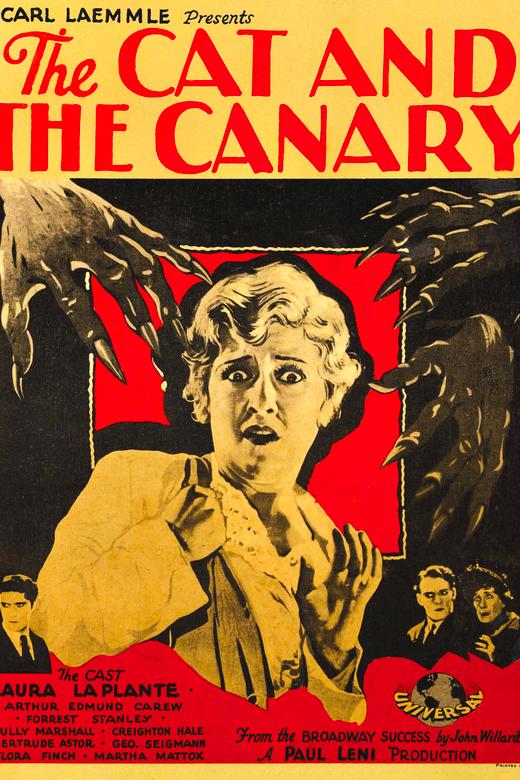The Cat and the Canary (1927) poster