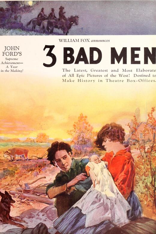 3 Bad Men (1926) poster