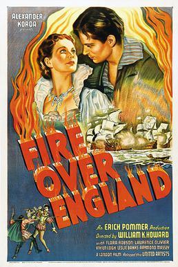 Fire Over England (1937) poster