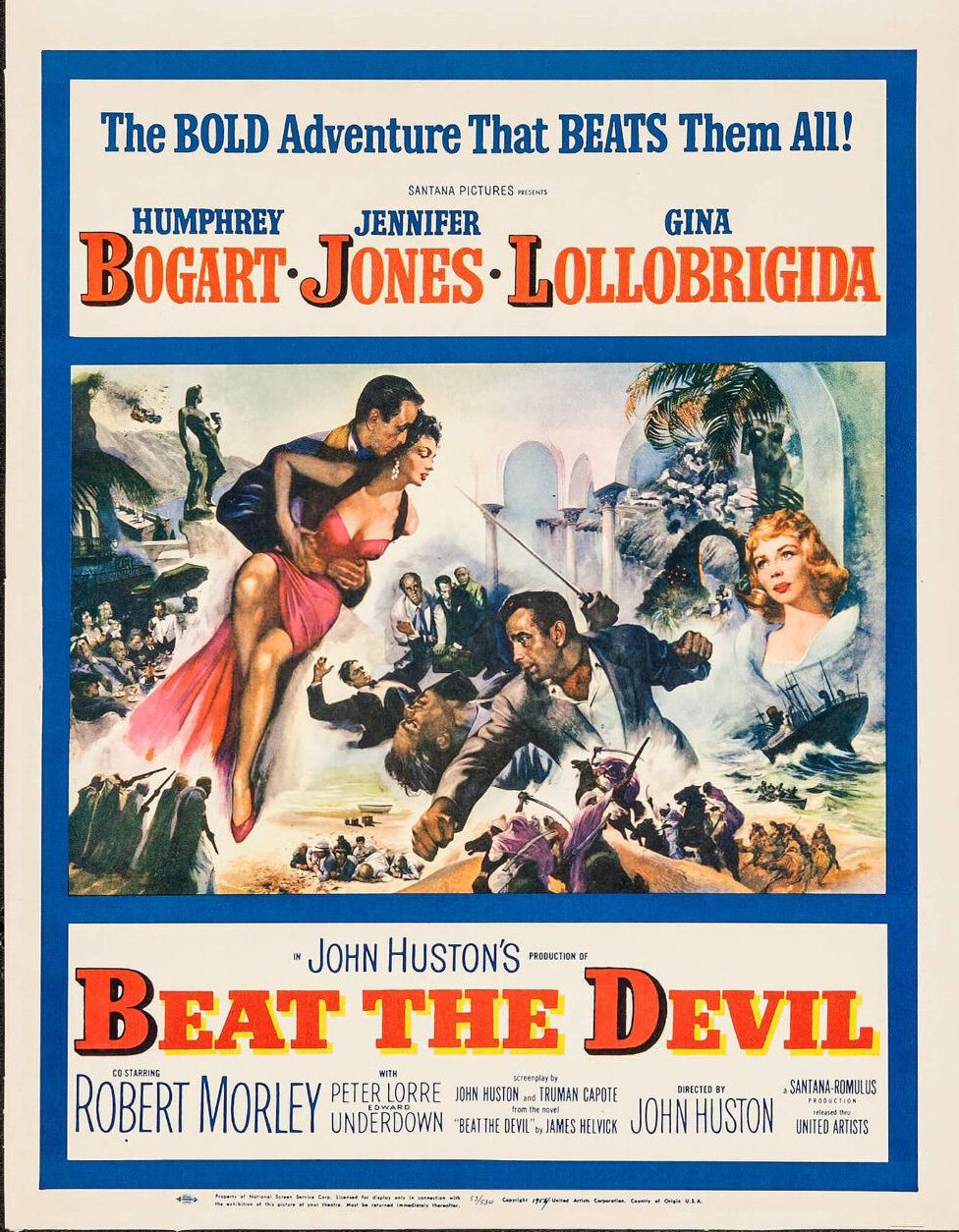 Beat the Devil (1953) poster