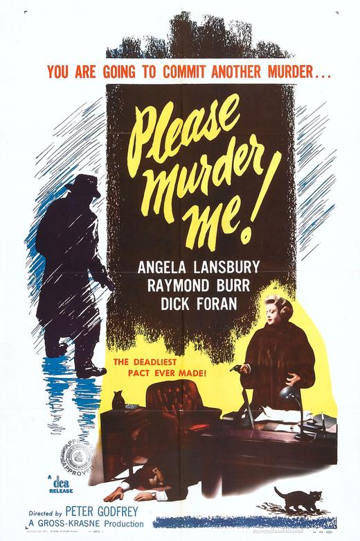Please Murder Me (1956) poster