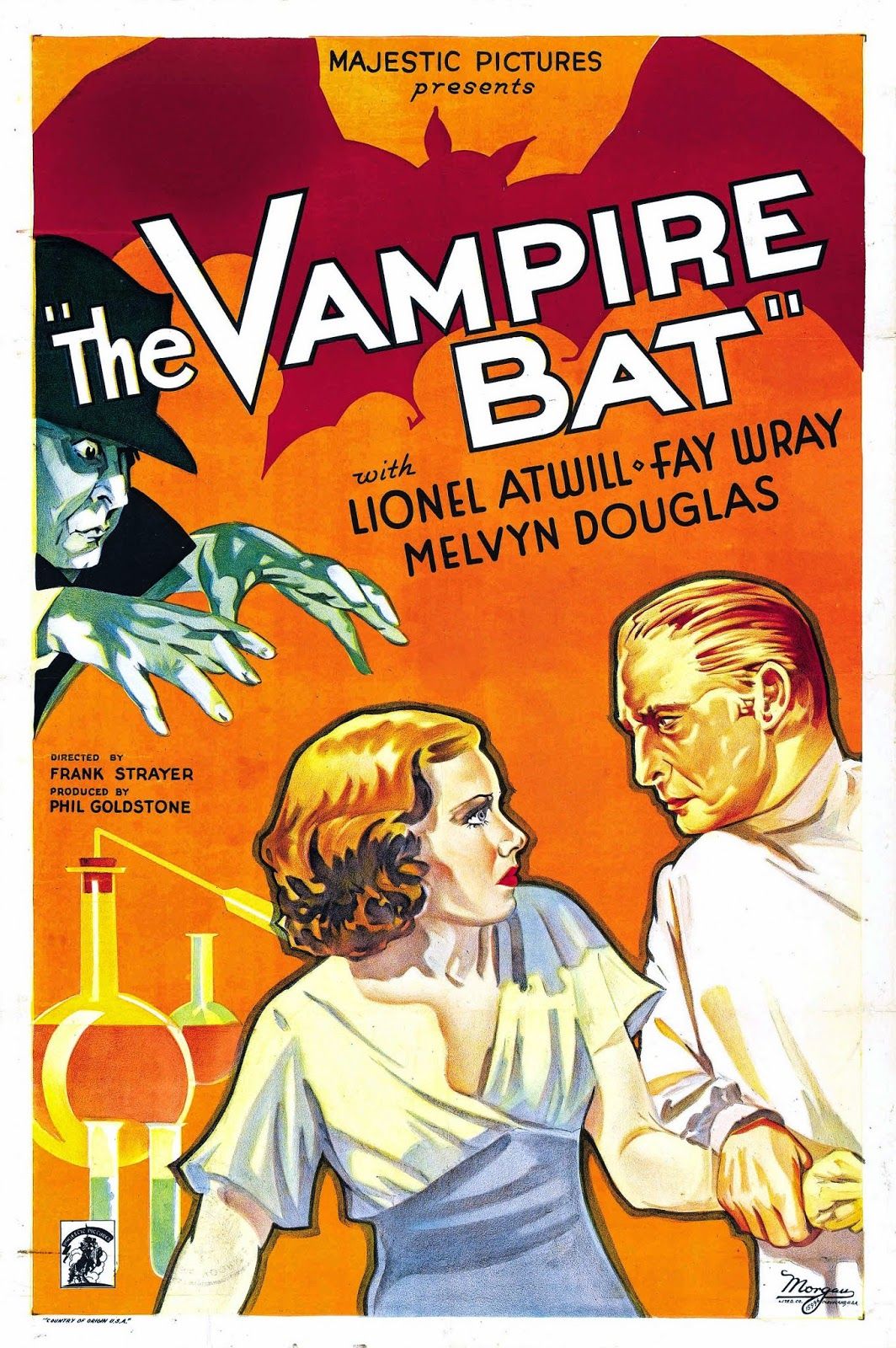 The Vampire Bat (1933) poster