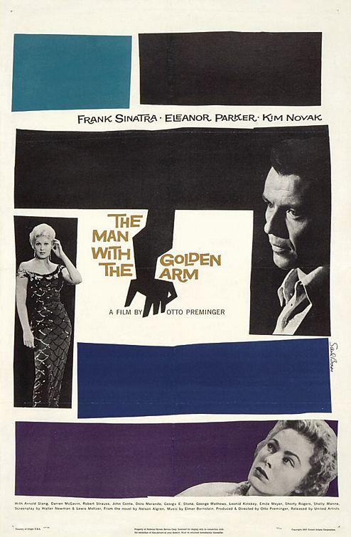 The Man with the Golden Arm (1955) poster