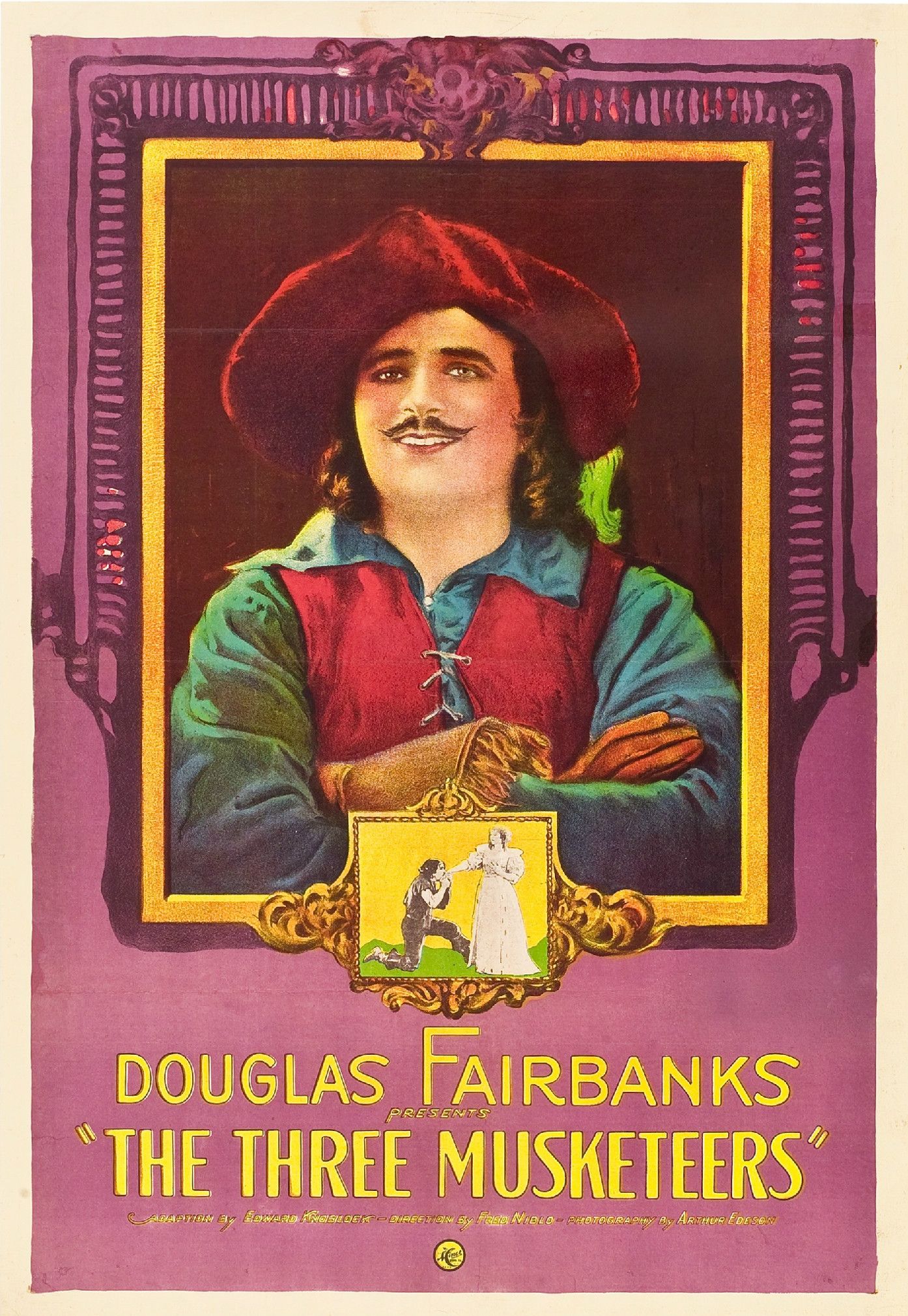The Three Musketeers (1921) poster