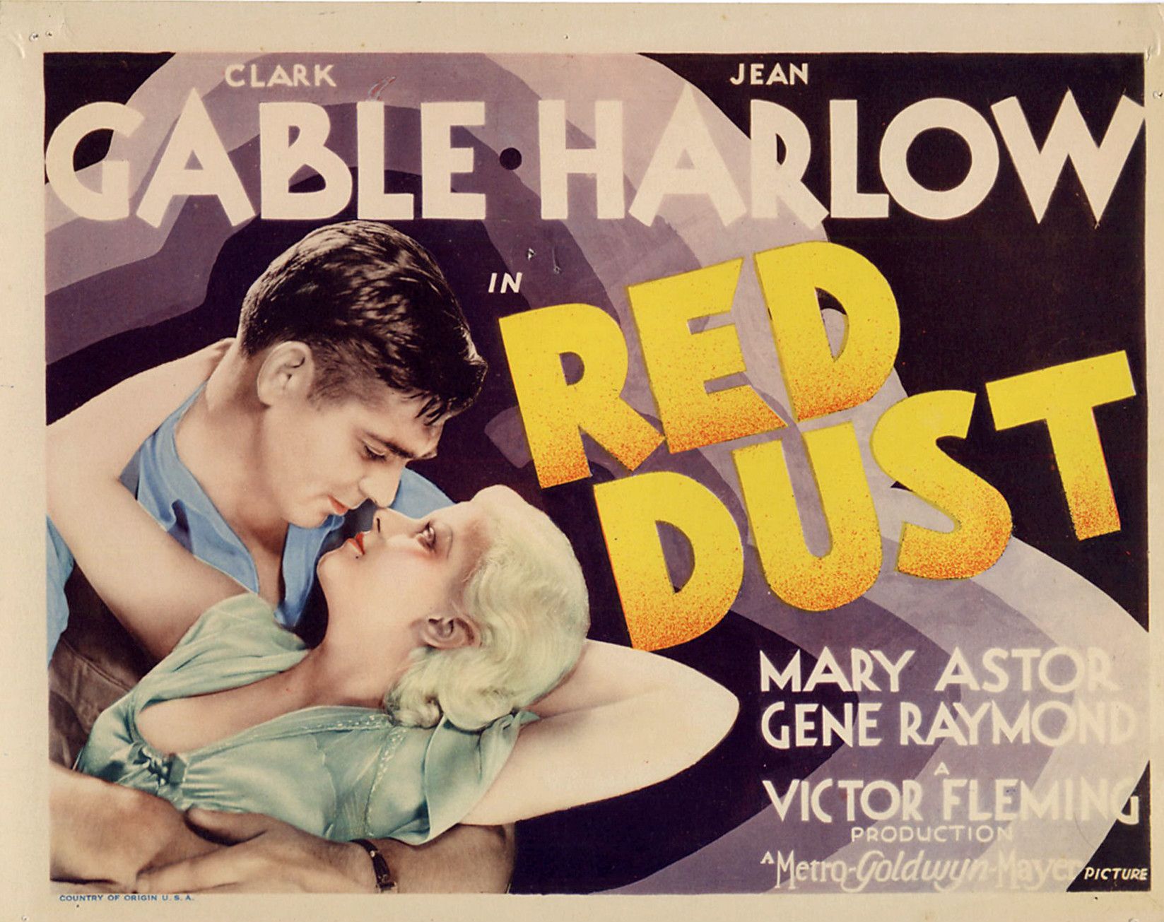 Red Dust (1932) poster