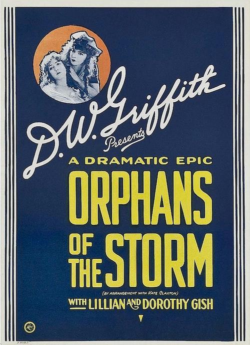 Orphans of the Storm (1921) poster