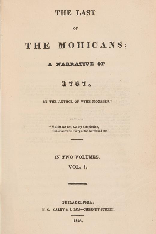 The Last of the Mohicans (1920) poster