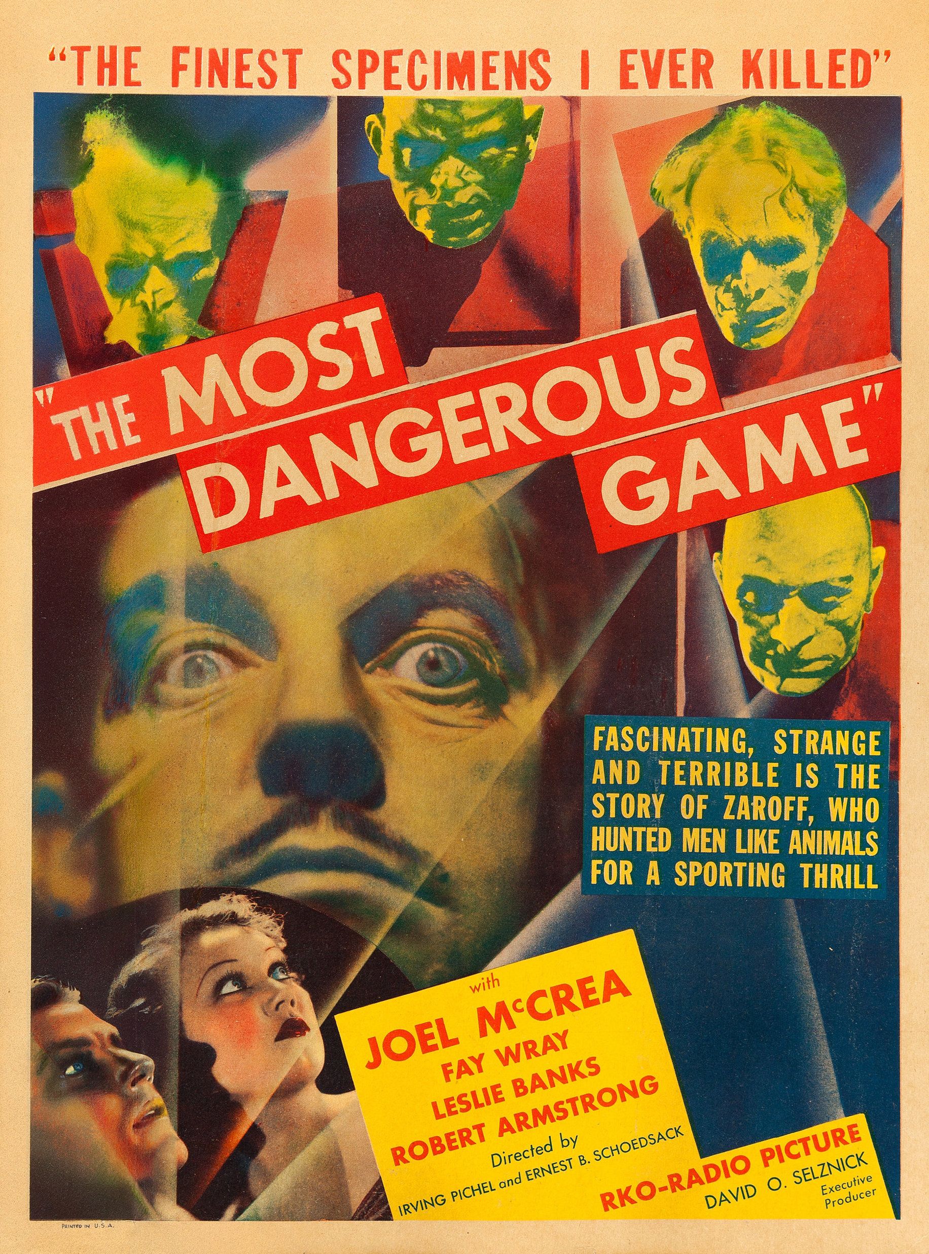 The Most Dangerous Game (1932) poster