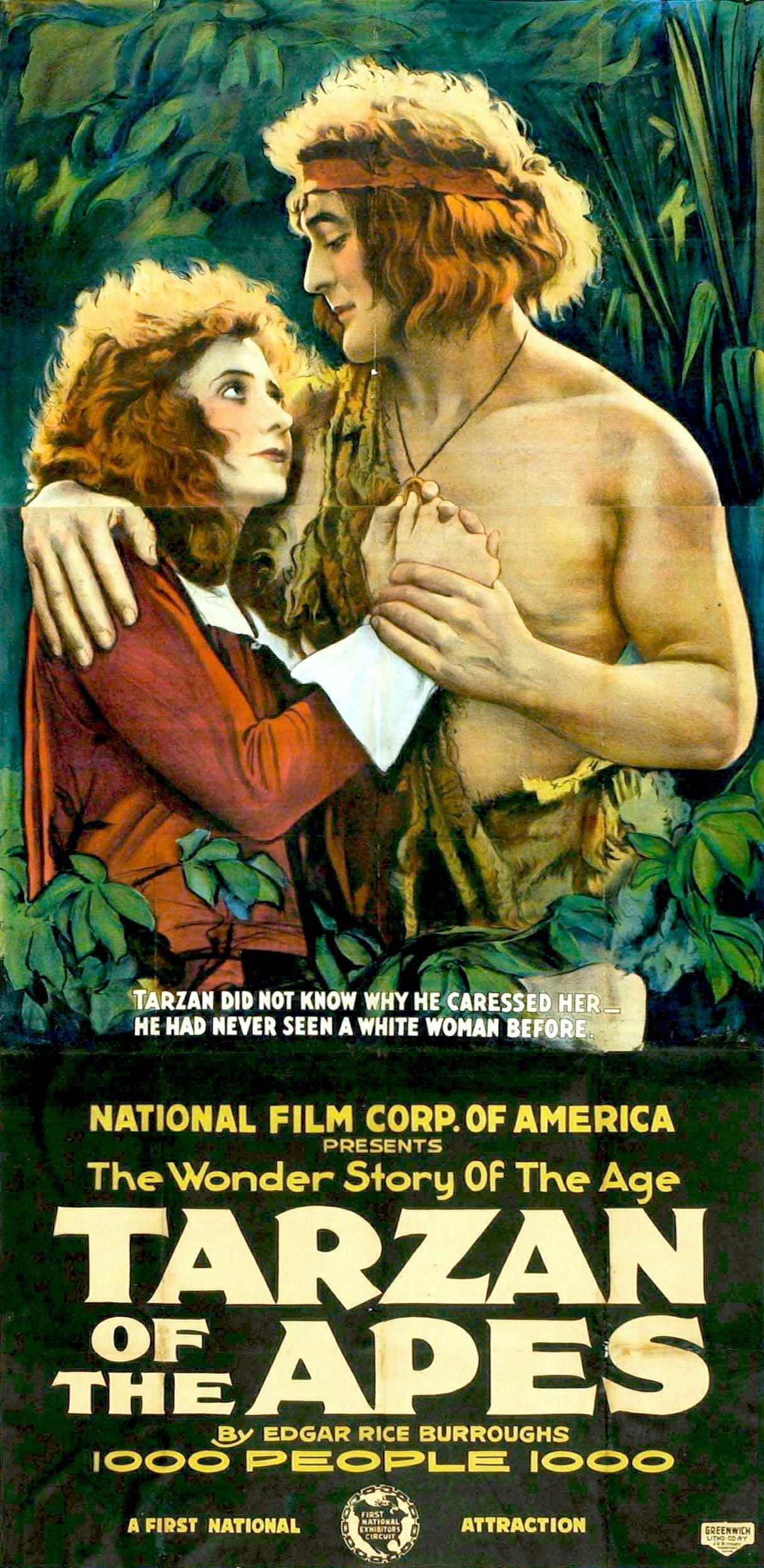 Tarzan of the Apes (1918) poster