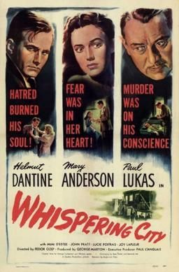 Whispering City (1947) poster