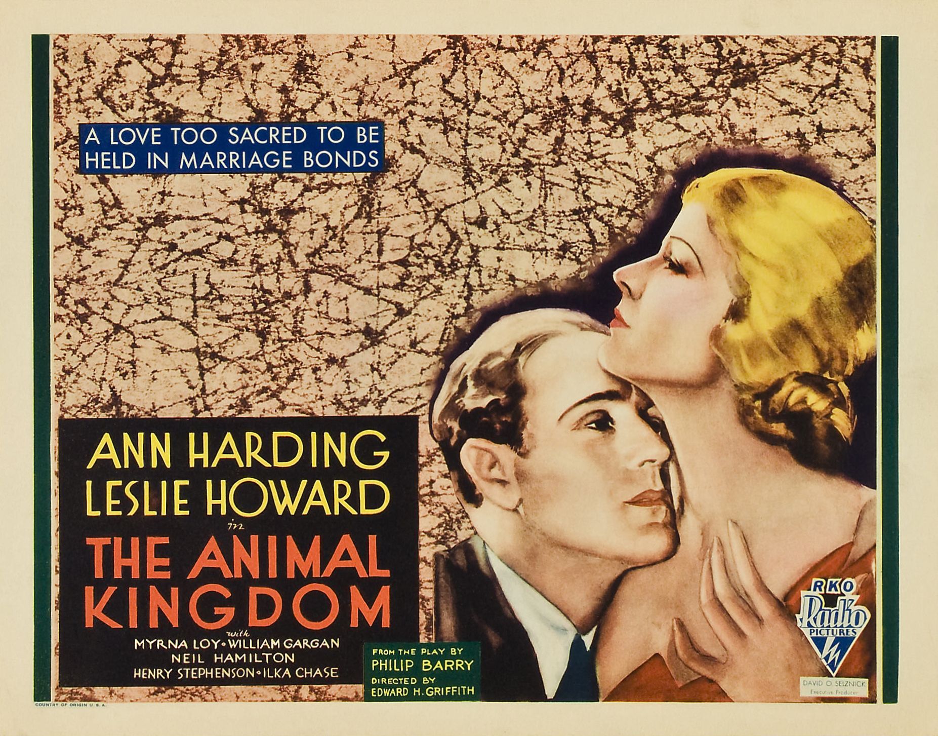 The Animal Kingdom (1932) poster