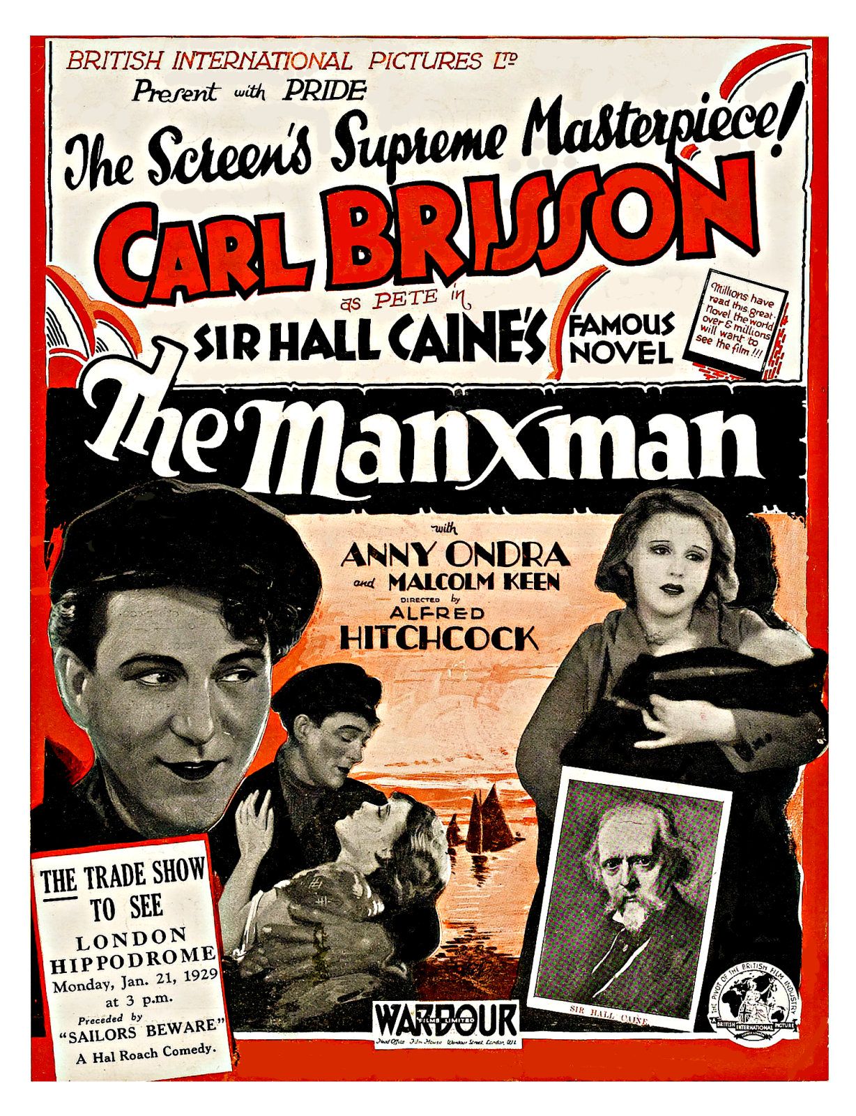 The Manxman (1929) poster