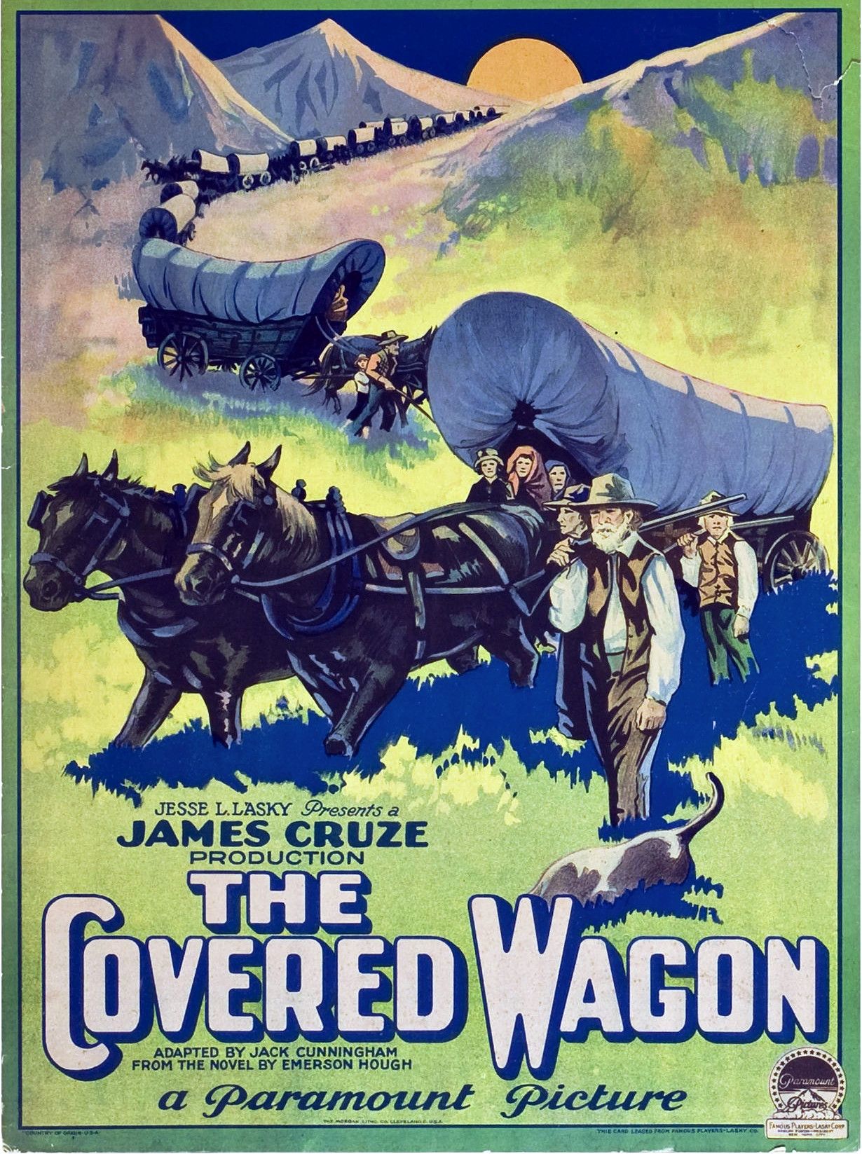 The Covered Wagon (1923) poster