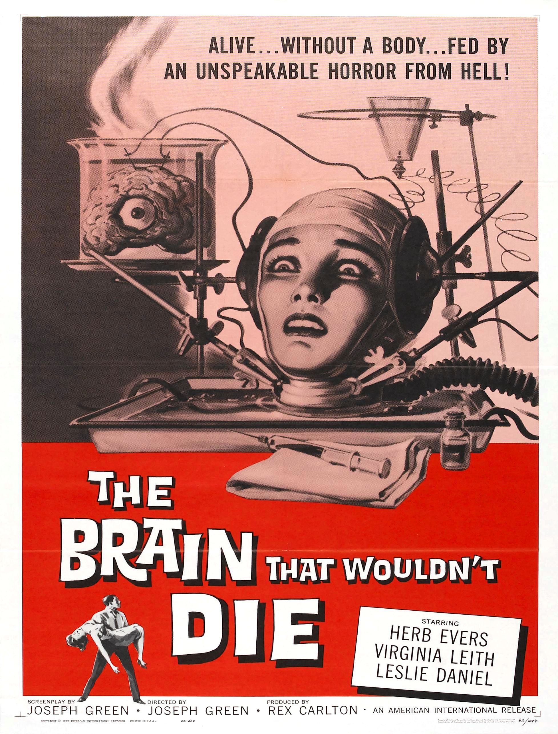 The Brain That Wouldn't Die (1962) poster