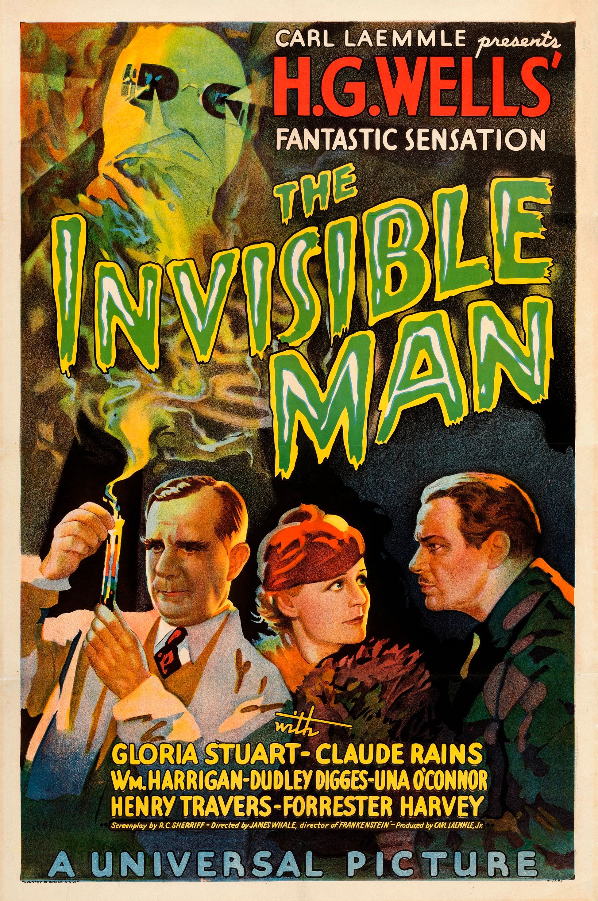 The Invisible Man (1933) poster