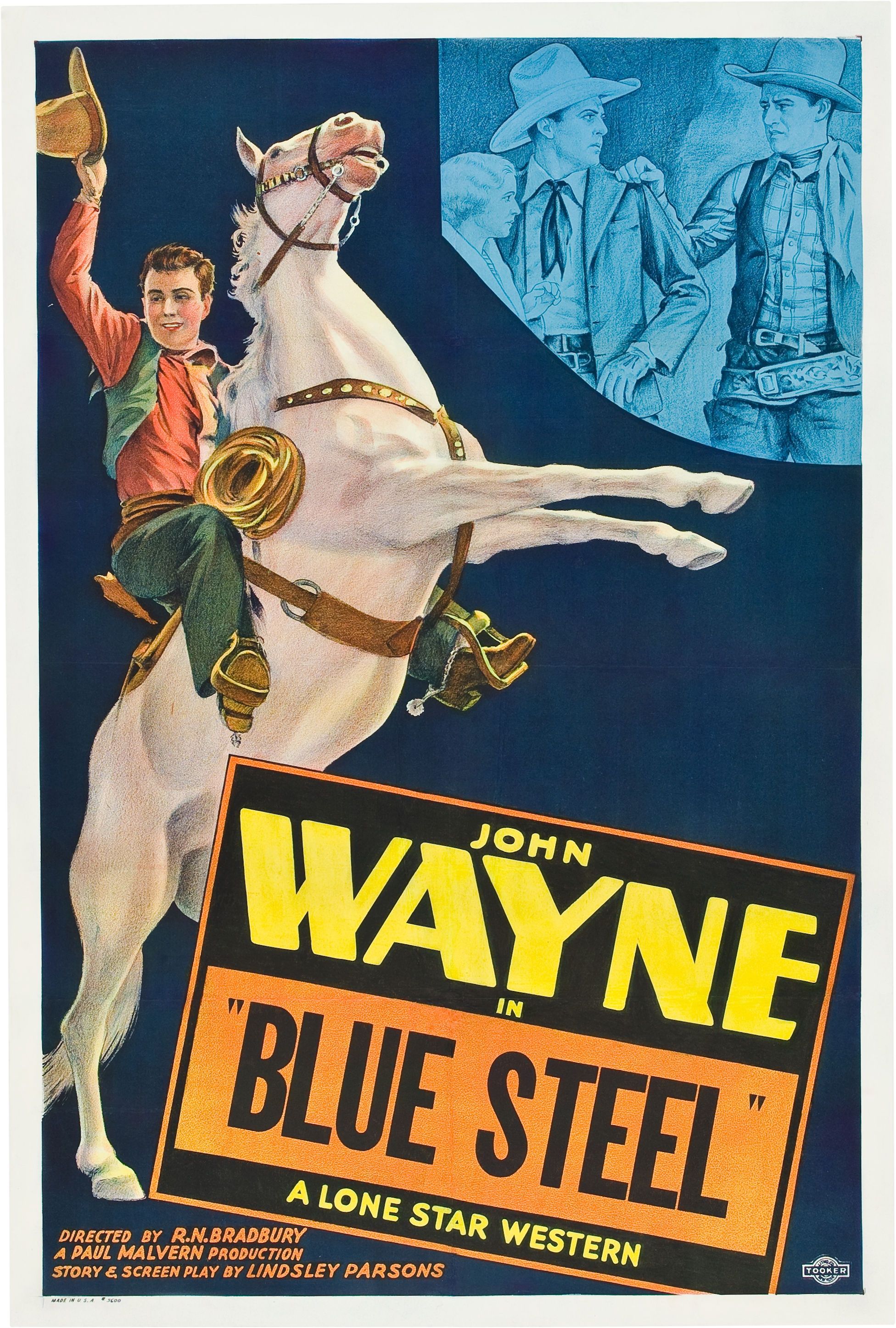 Blue Steel (1934) poster