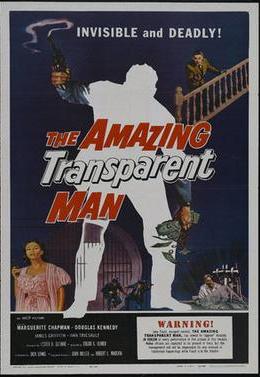 The Amazing Transparent Man (1960) poster