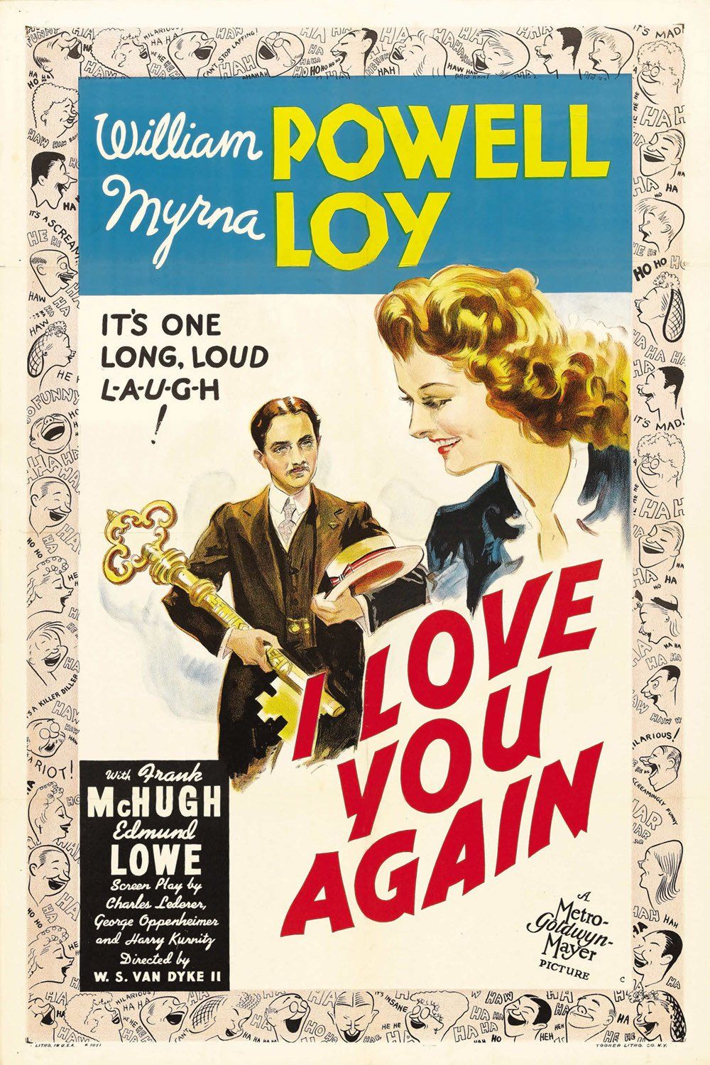 I Love You Again (1940) poster