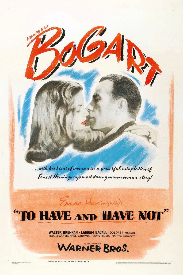 To Have and Have Not (1944) poster