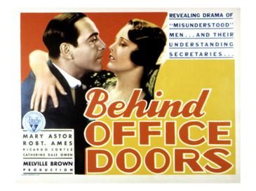 Behind Office Doors (1931) poster