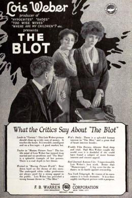 The Blot (1921) poster