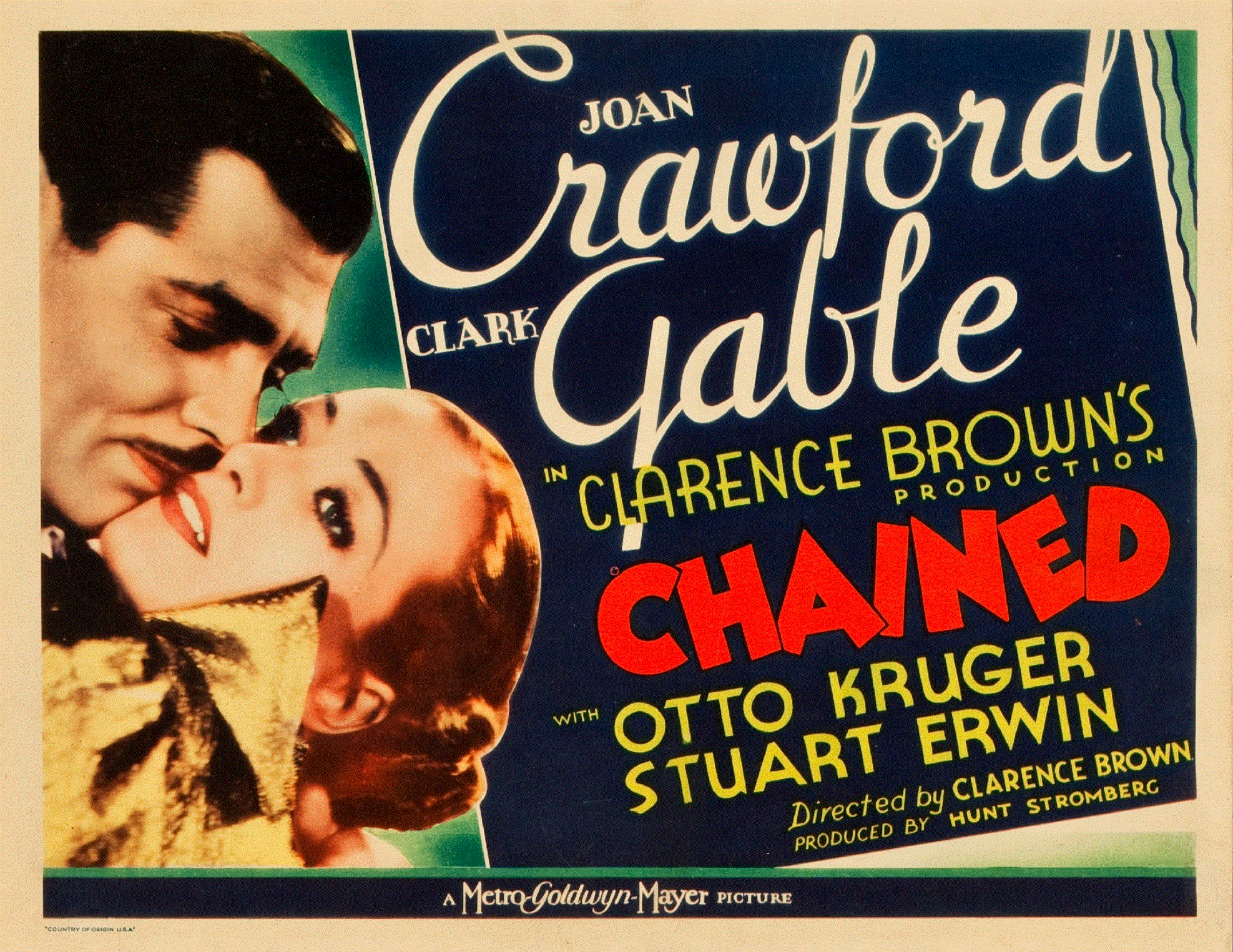 Chained (1934) poster