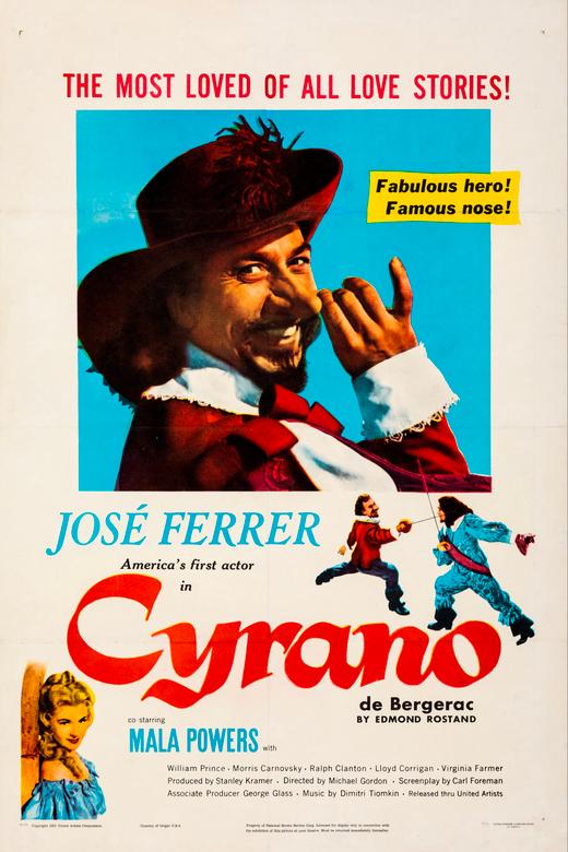 Cyrano de Bergerac (1950) poster
