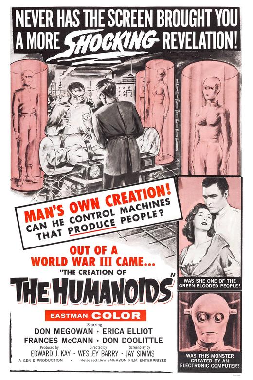 The Creation of the Humanoids (1962) poster