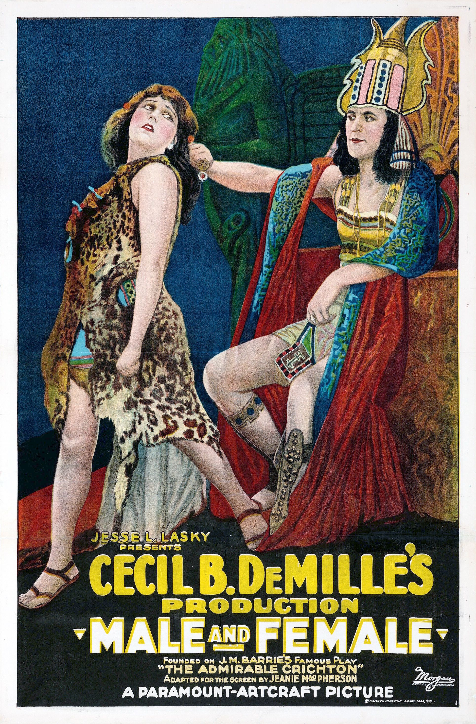 Male and Female (1919) poster