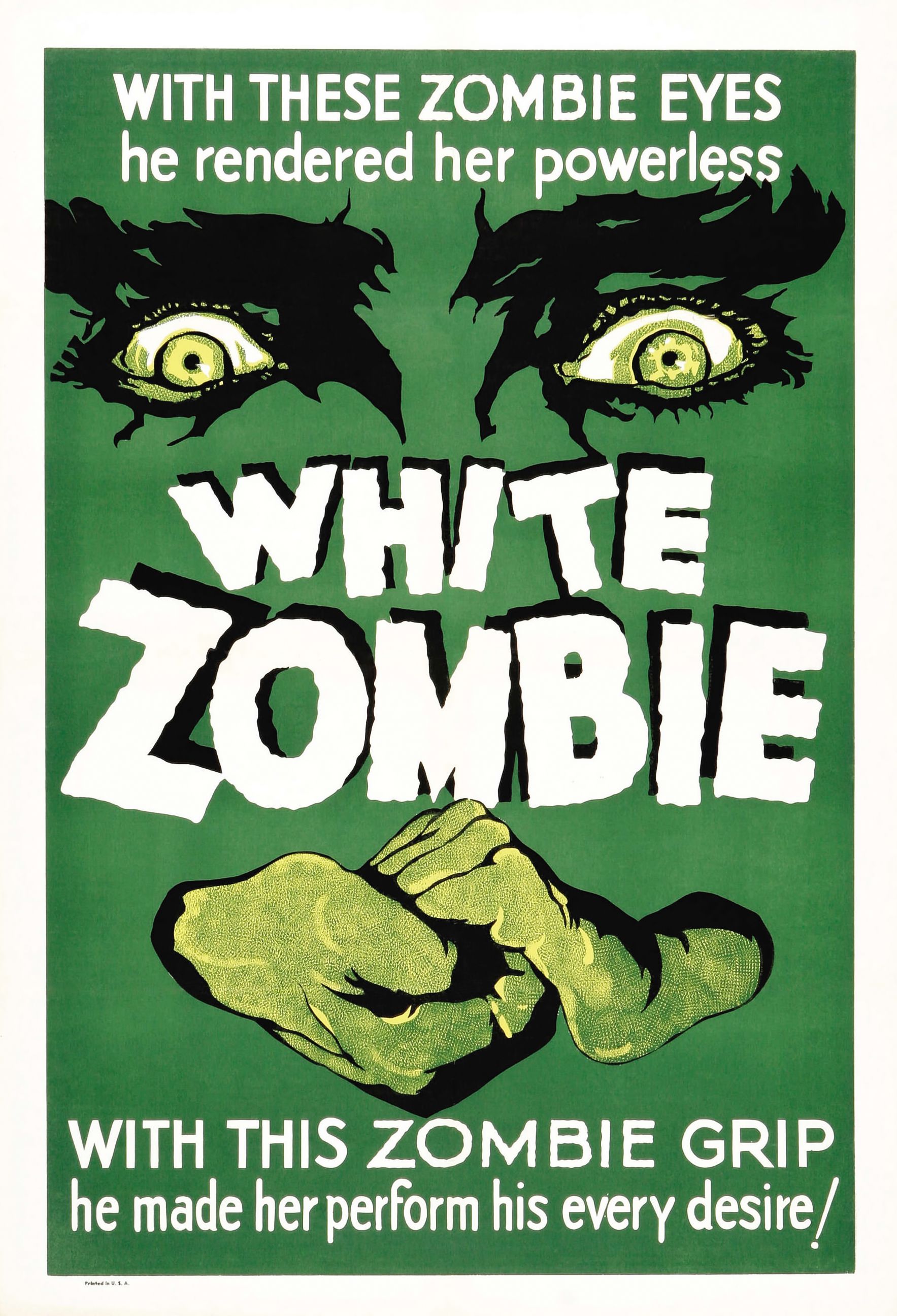 White Zombie (1932) poster