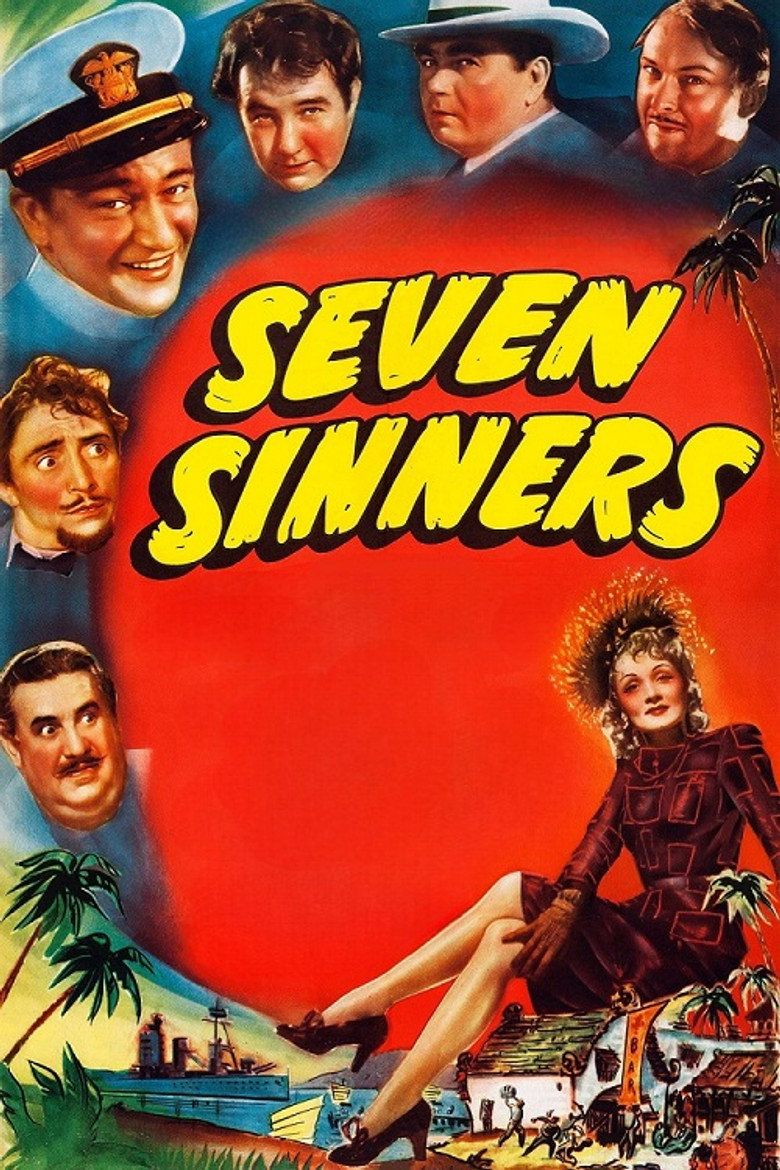 Seven Sinners (1940) poster
