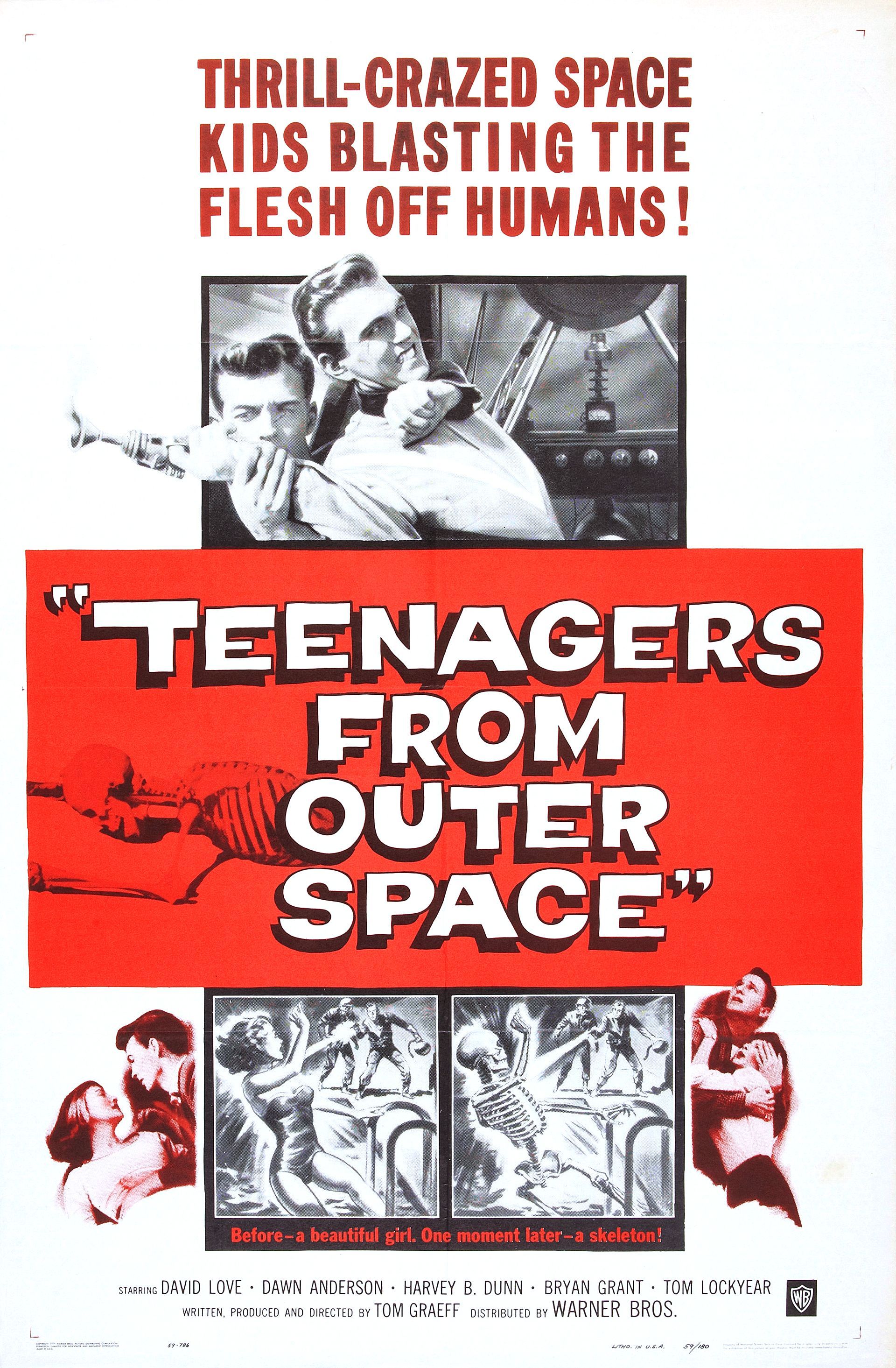 Teenagers from Outer Space (1959) poster