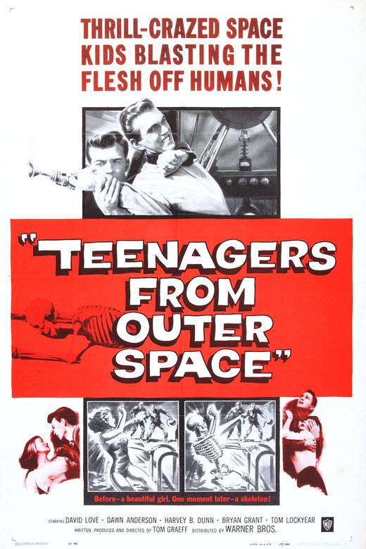 Teenagers from Outer Space (1959) poster