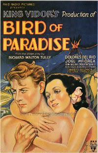 Bird of Paradise (1951) poster