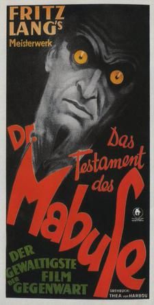 The Testament of Dr. Mabuse (1933) poster