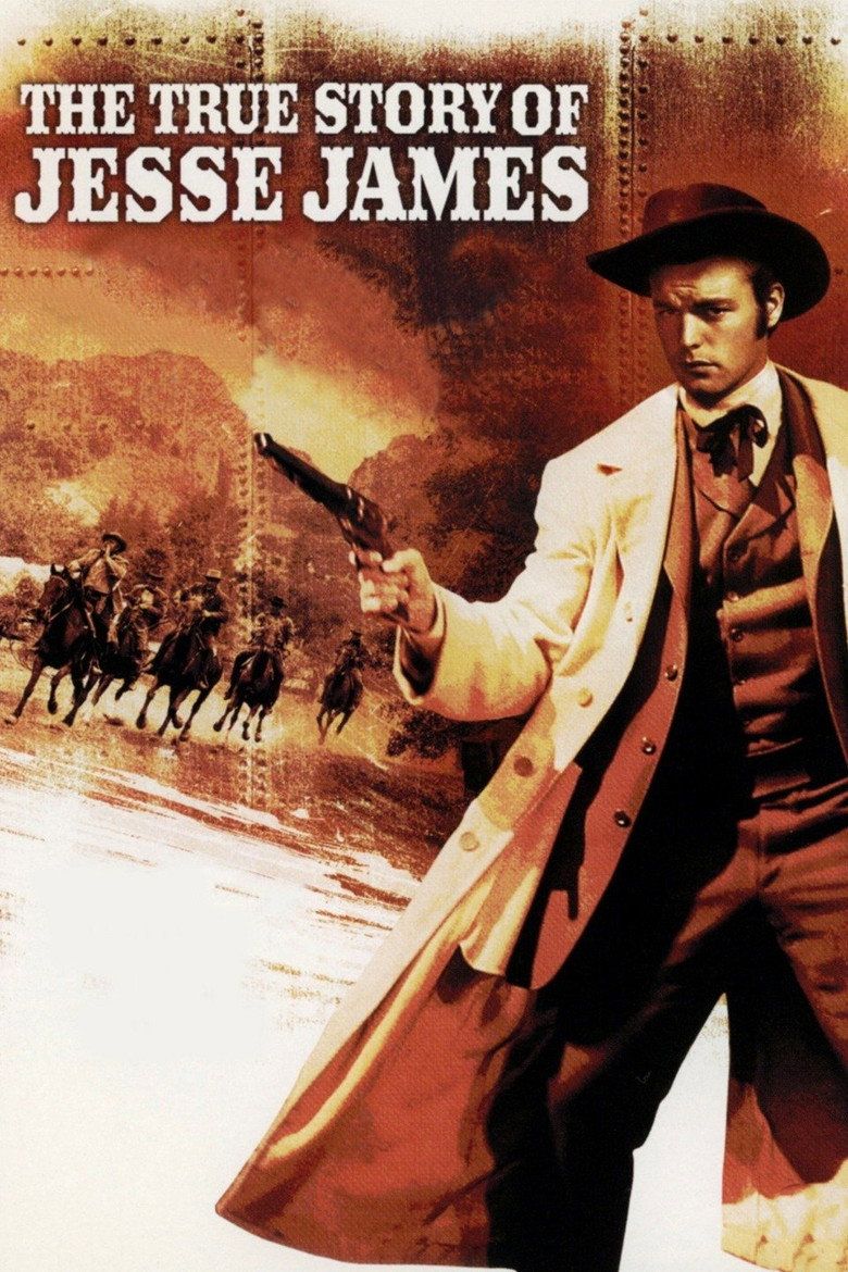 The True Story of Jesse James (1957) poster