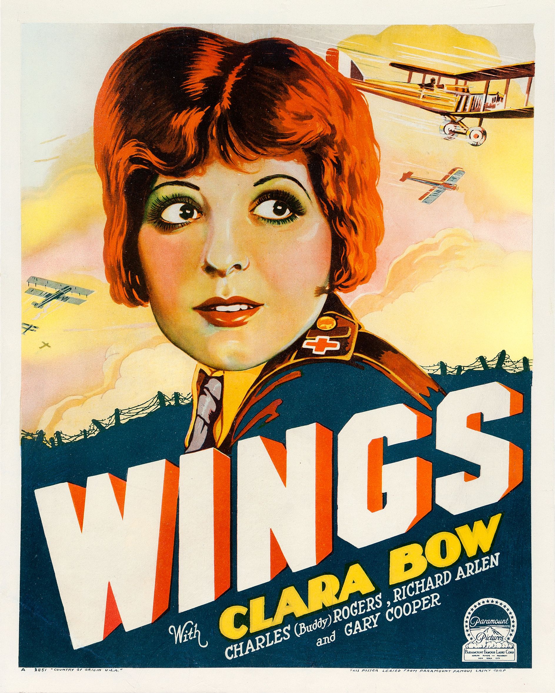 Wings (1927) poster