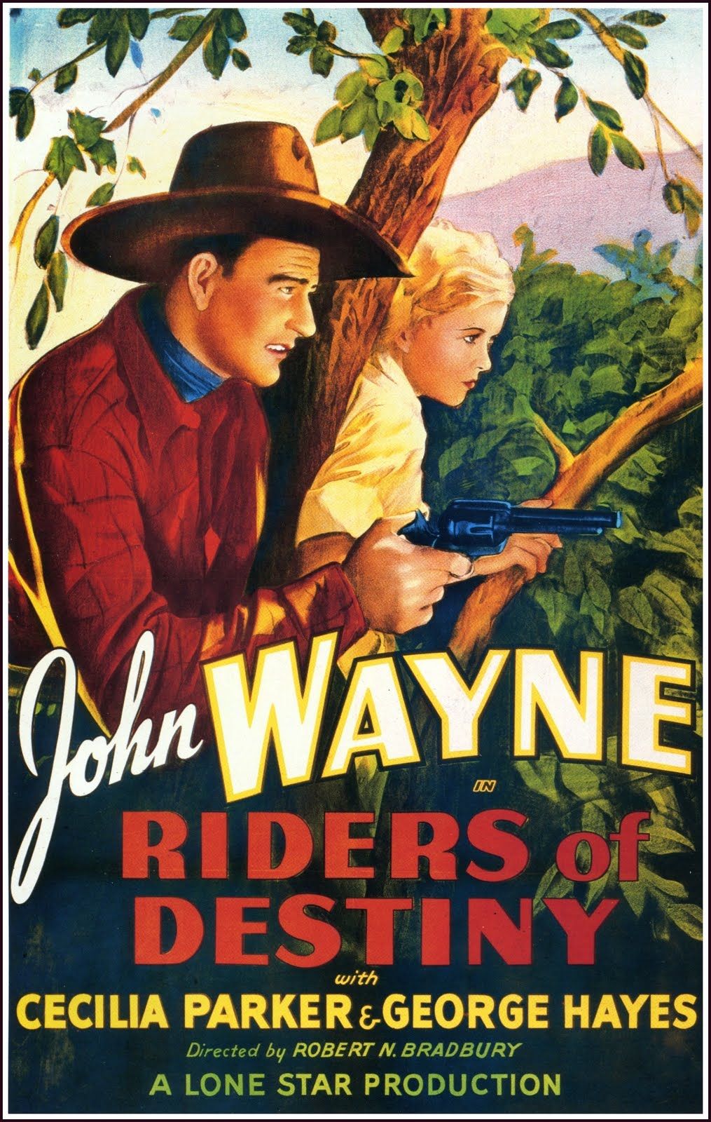 Riders of Destiny (1933) poster