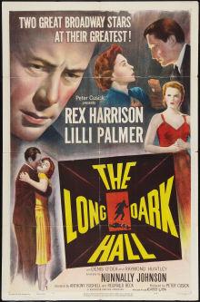 The Long Dark Hall (1951) poster