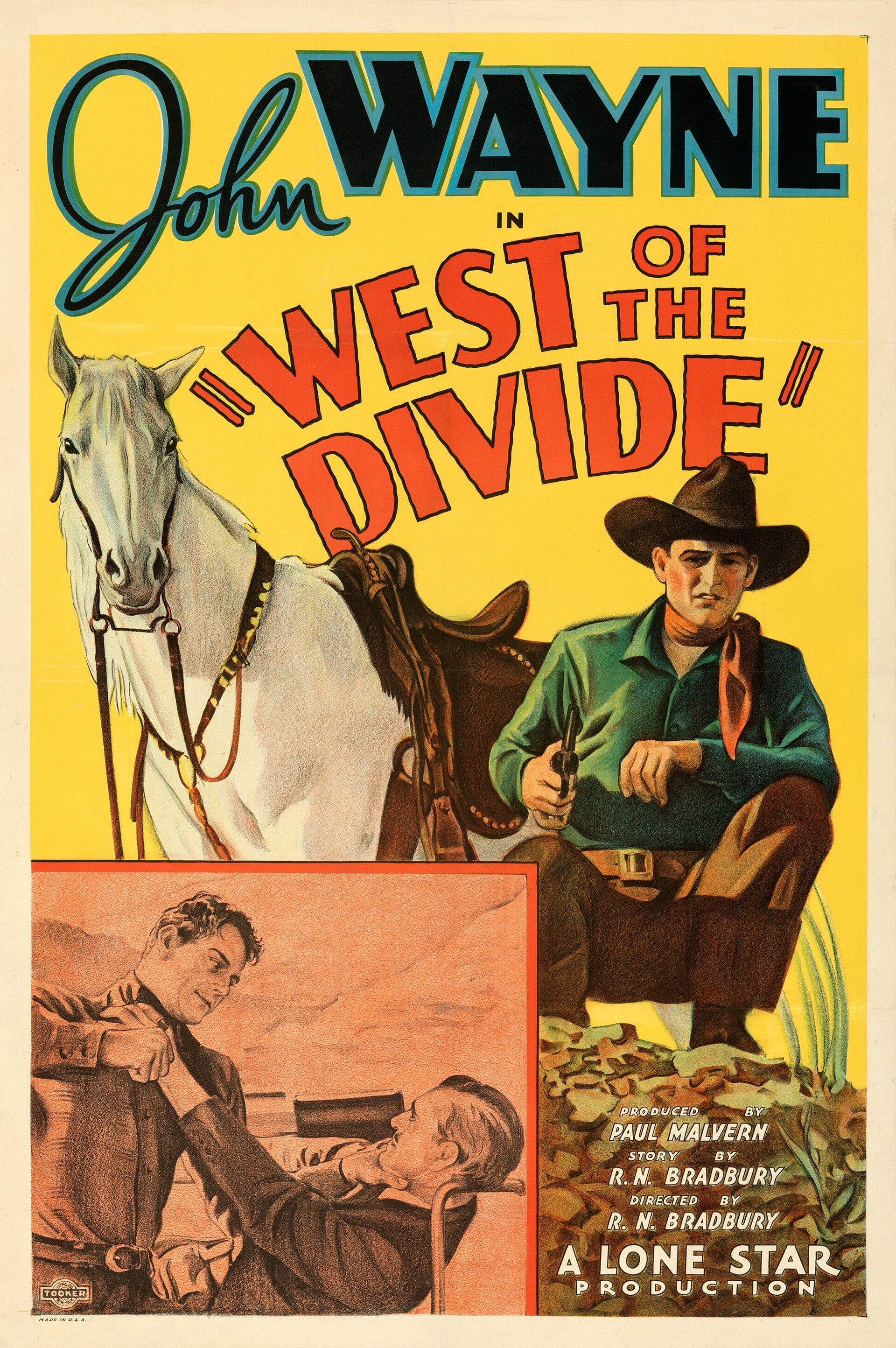West of the Divide (1934) poster